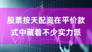 股票按天配资在平价款式中藏着不少实力派