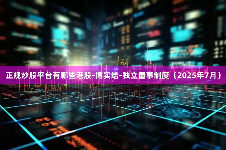正规炒股平台有哪些港股-博实结-独立董事制度（2025年7月）